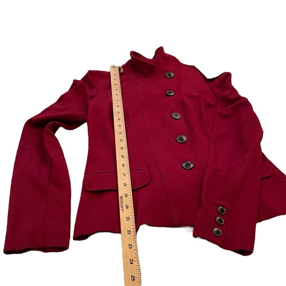 Cabi | Rhubarb Outing Blazer Side Button
Ponte Knit Suit Jacket-Size 4 - Picture 8 of 15